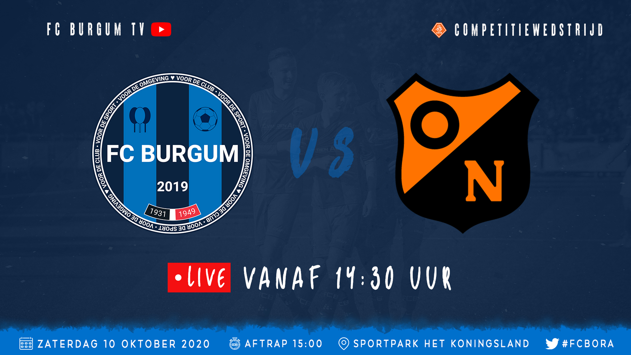 FC Burgum - Oranje Nassau Live op Youtube
