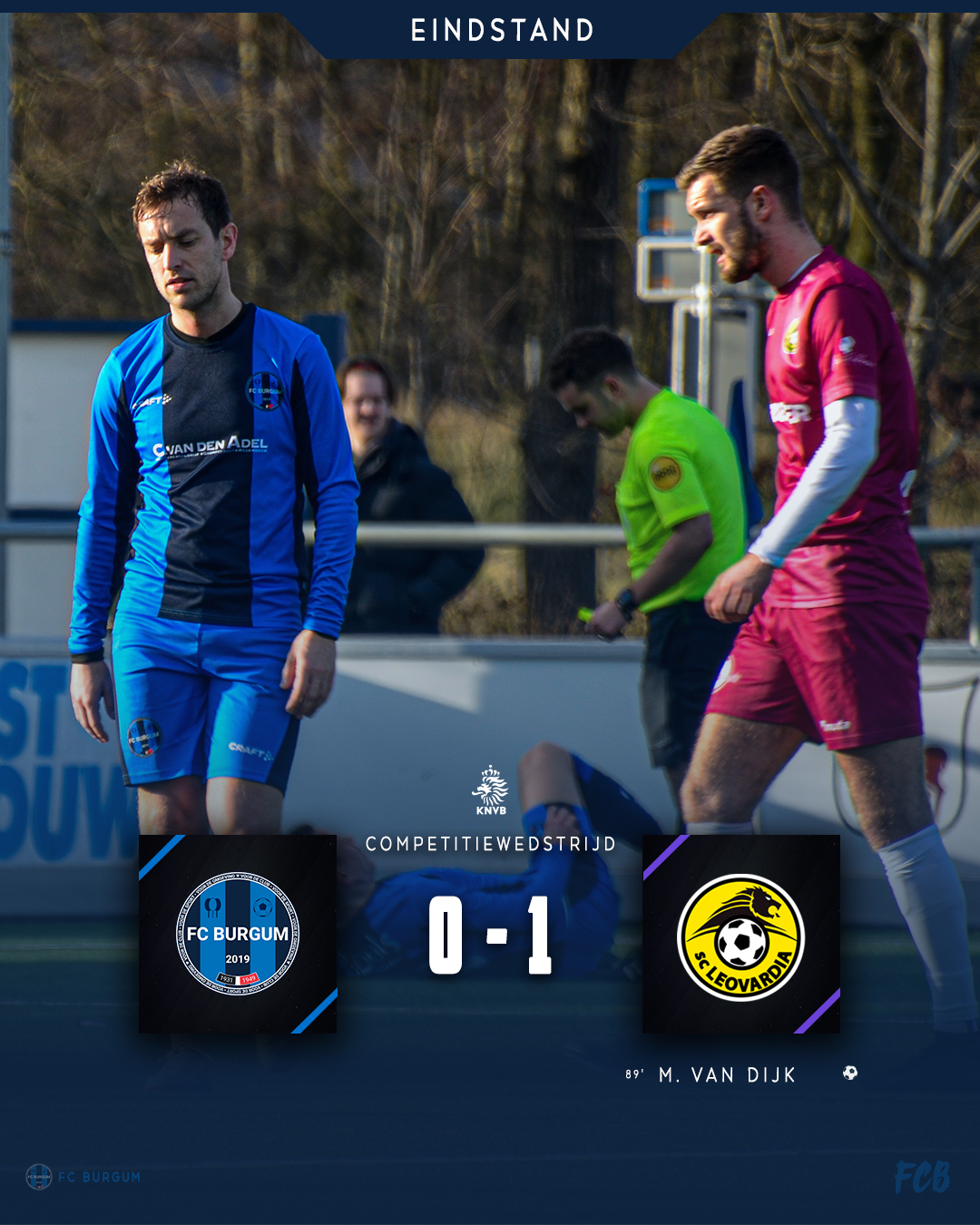 Tandeloos FC Burgum lijdt pijnlijke nederlaag tegen 'angstgegner' Leovardia; harde kern steelt de show