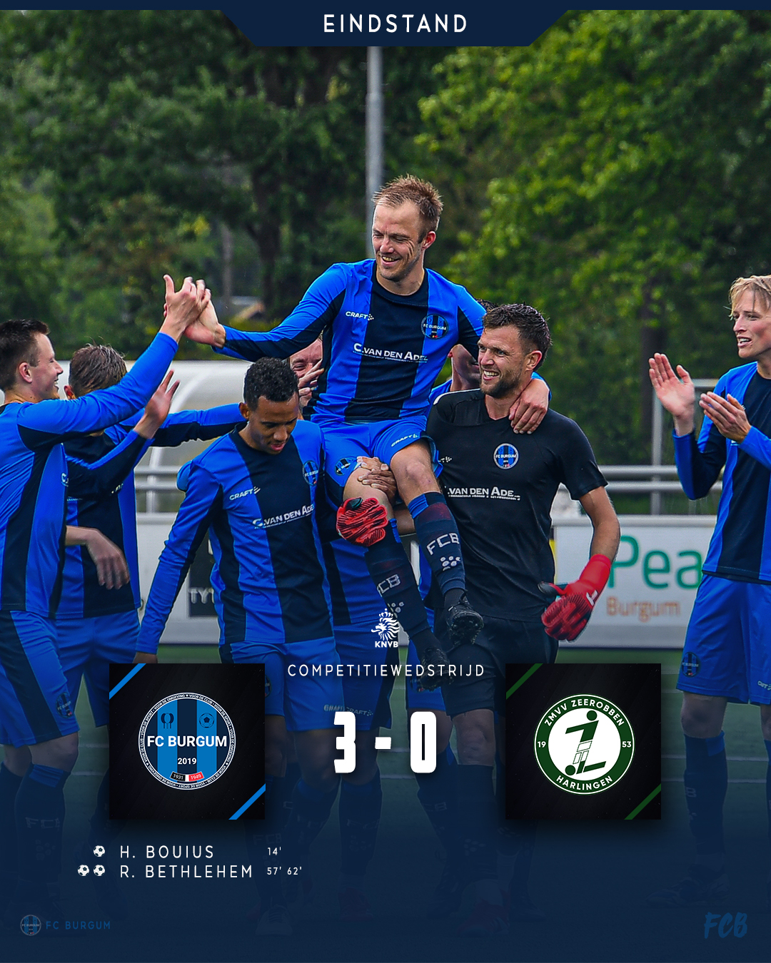 FC Burgum sluit tijdperk in stijl af tegen Zeerobben en zwaait clublegendes uit💙