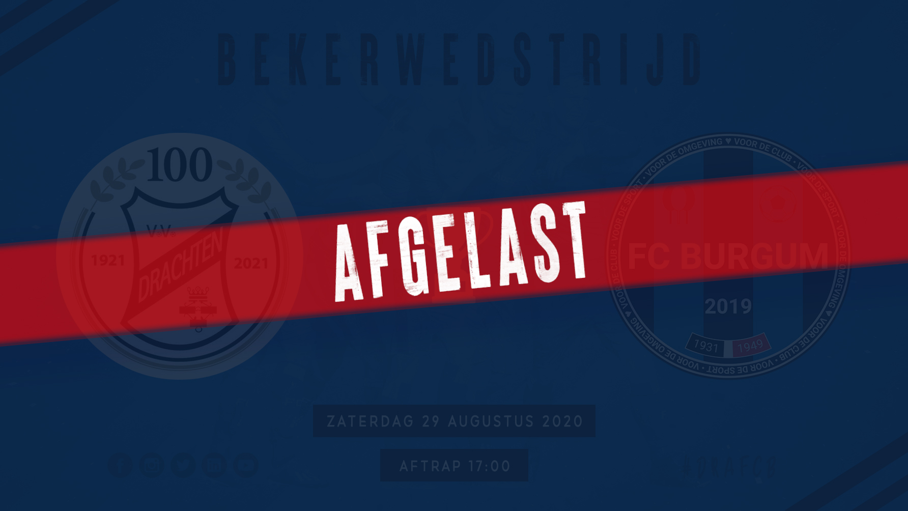 VV Drachten - FC Burgum AFGELAST