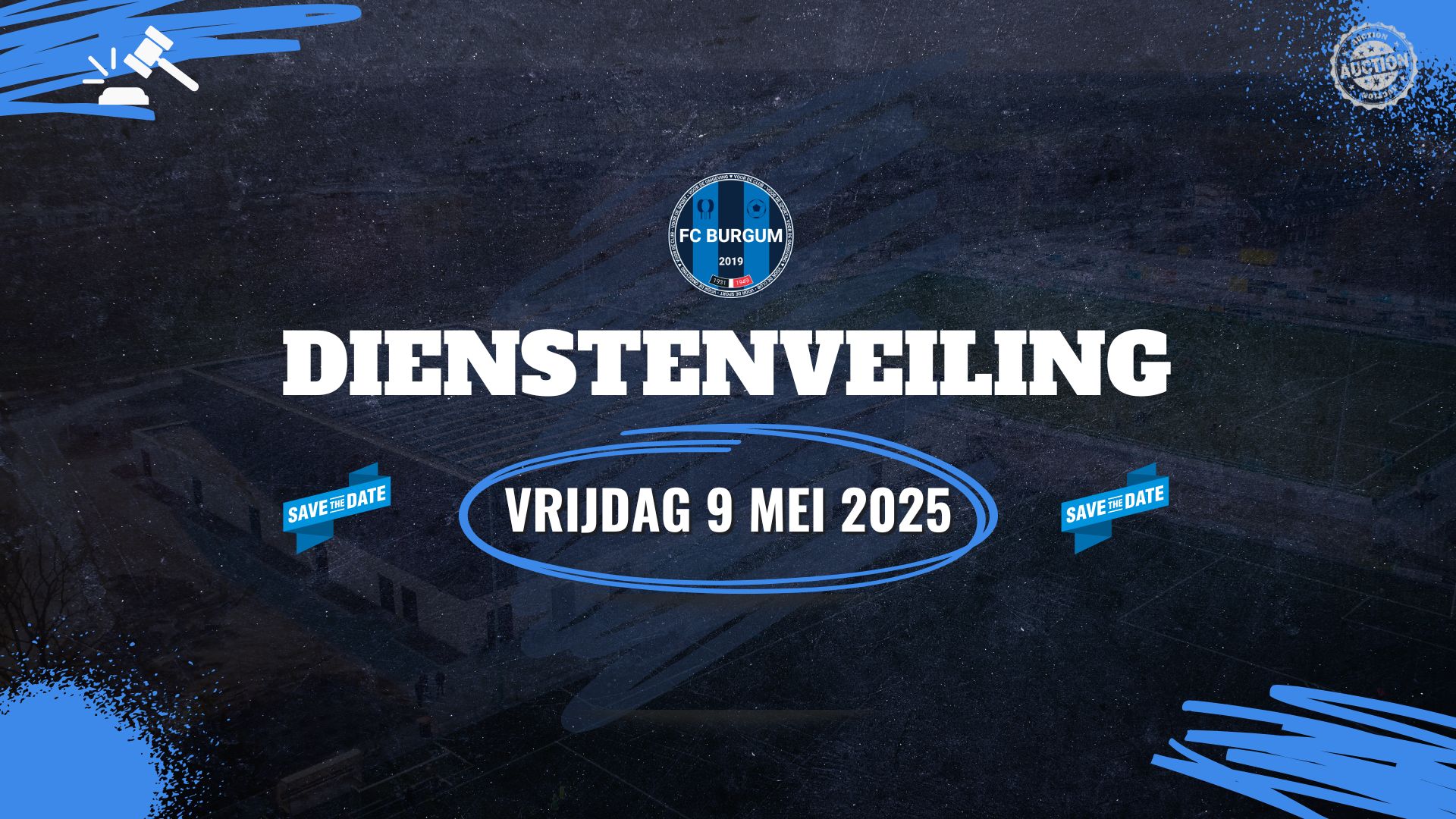 Save the date: dienstenveiling bij FC Burgum!