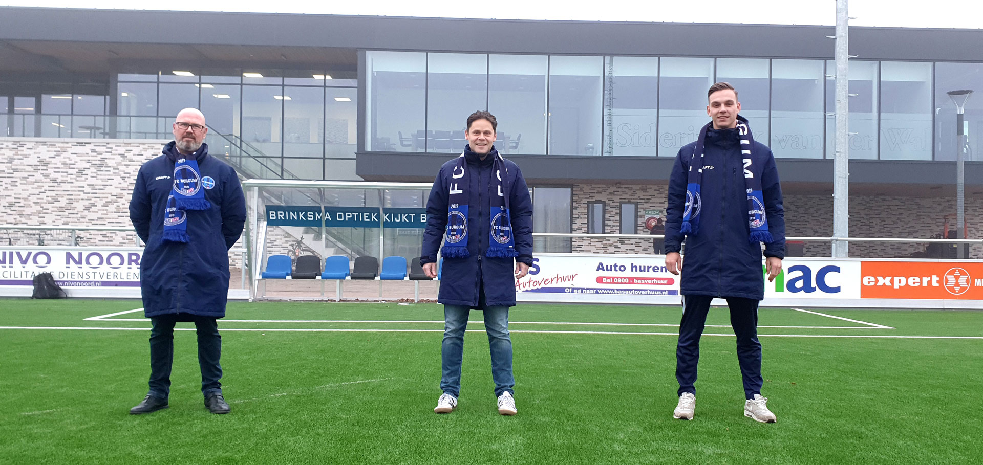 FC Burgum is drie gediplomeerde trainers rijker