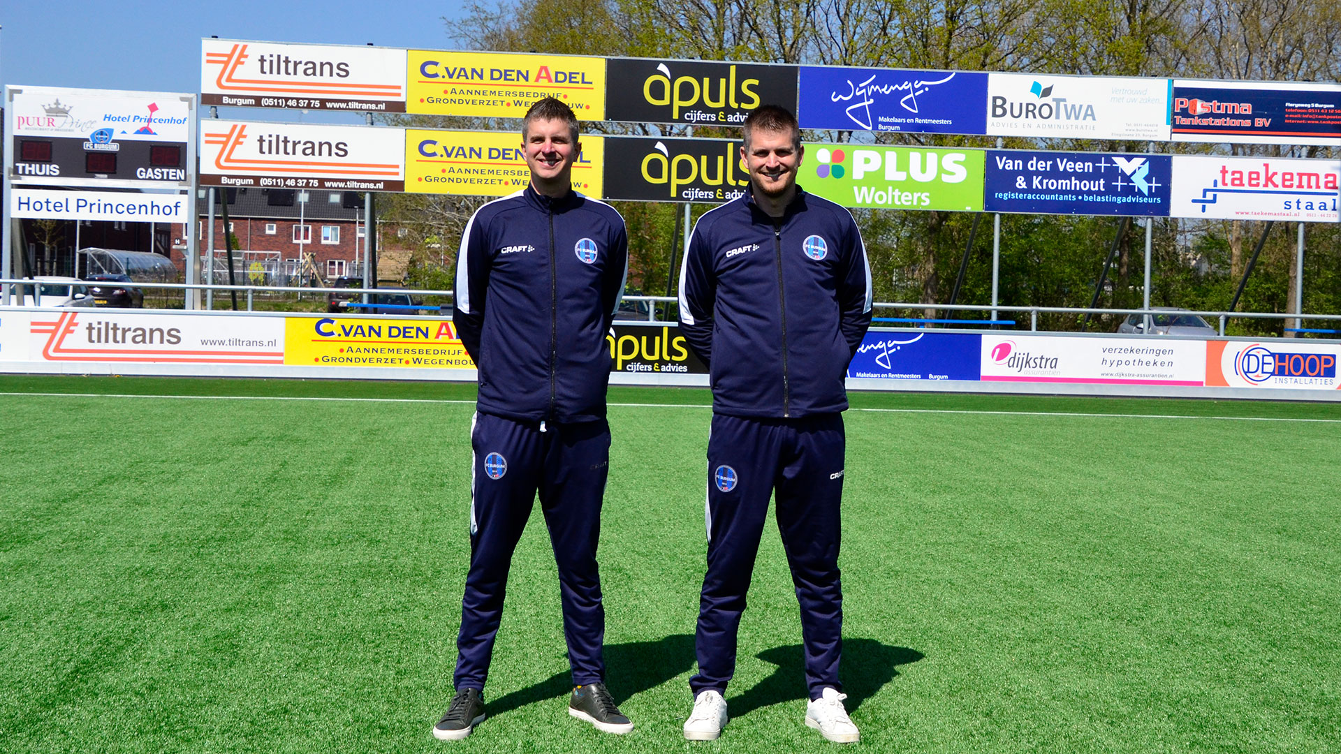 Otto Christiaan en Siedo Bauke Jonker nieuwe trainers FC Burgum 2