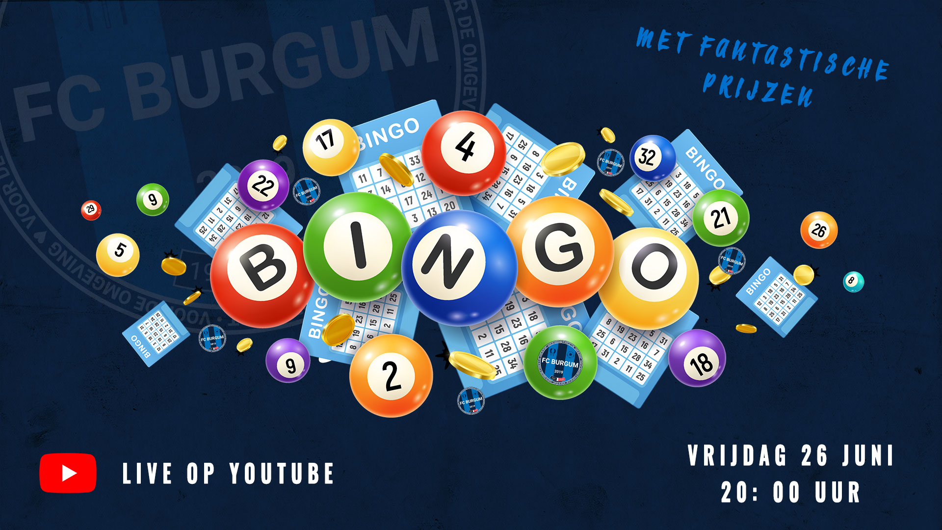 Doe mee met de tweede online Bingo van FC Burgum!