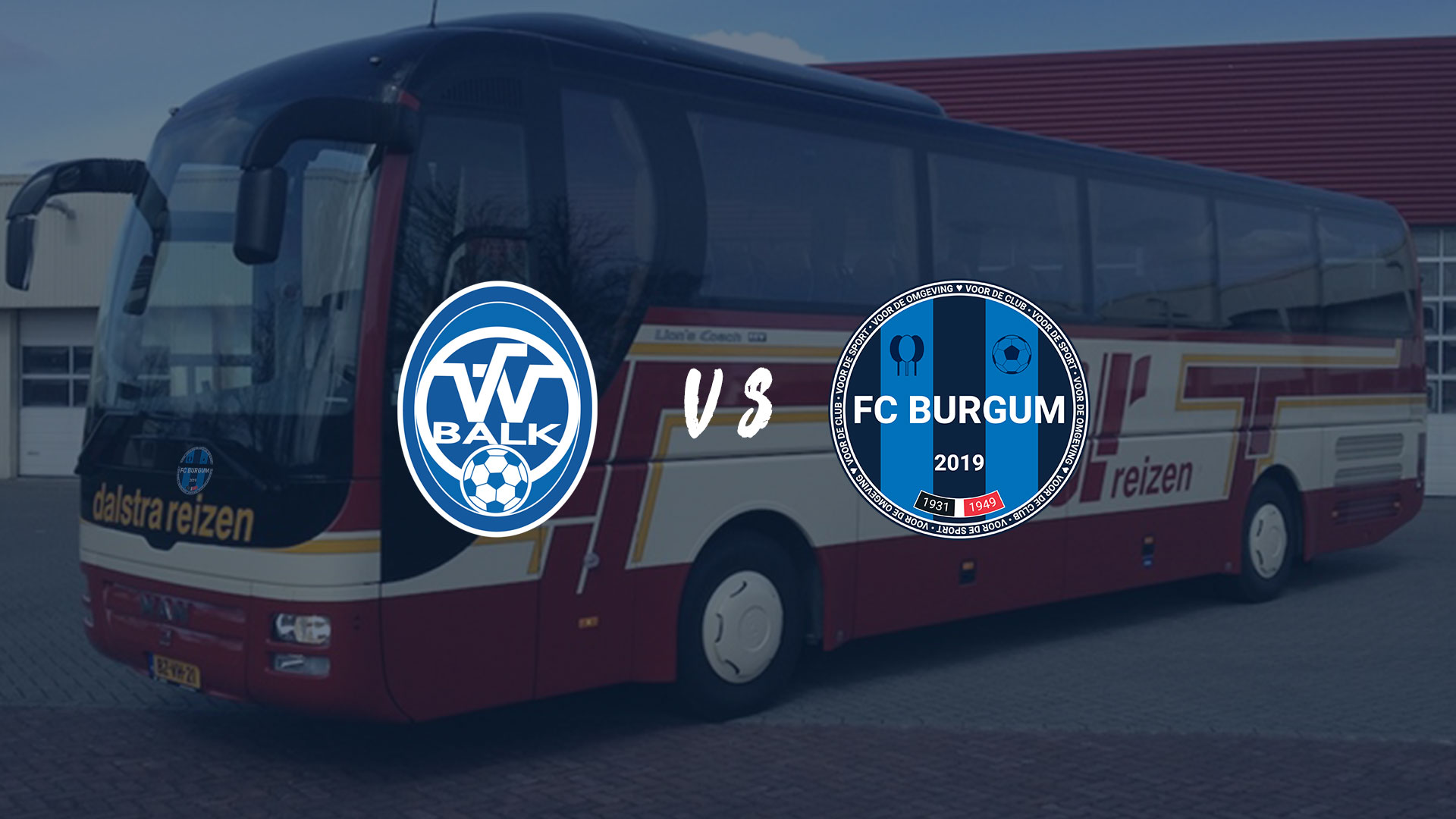 Met de bus zaterdag naar VV Balk - FC Burgum🚌