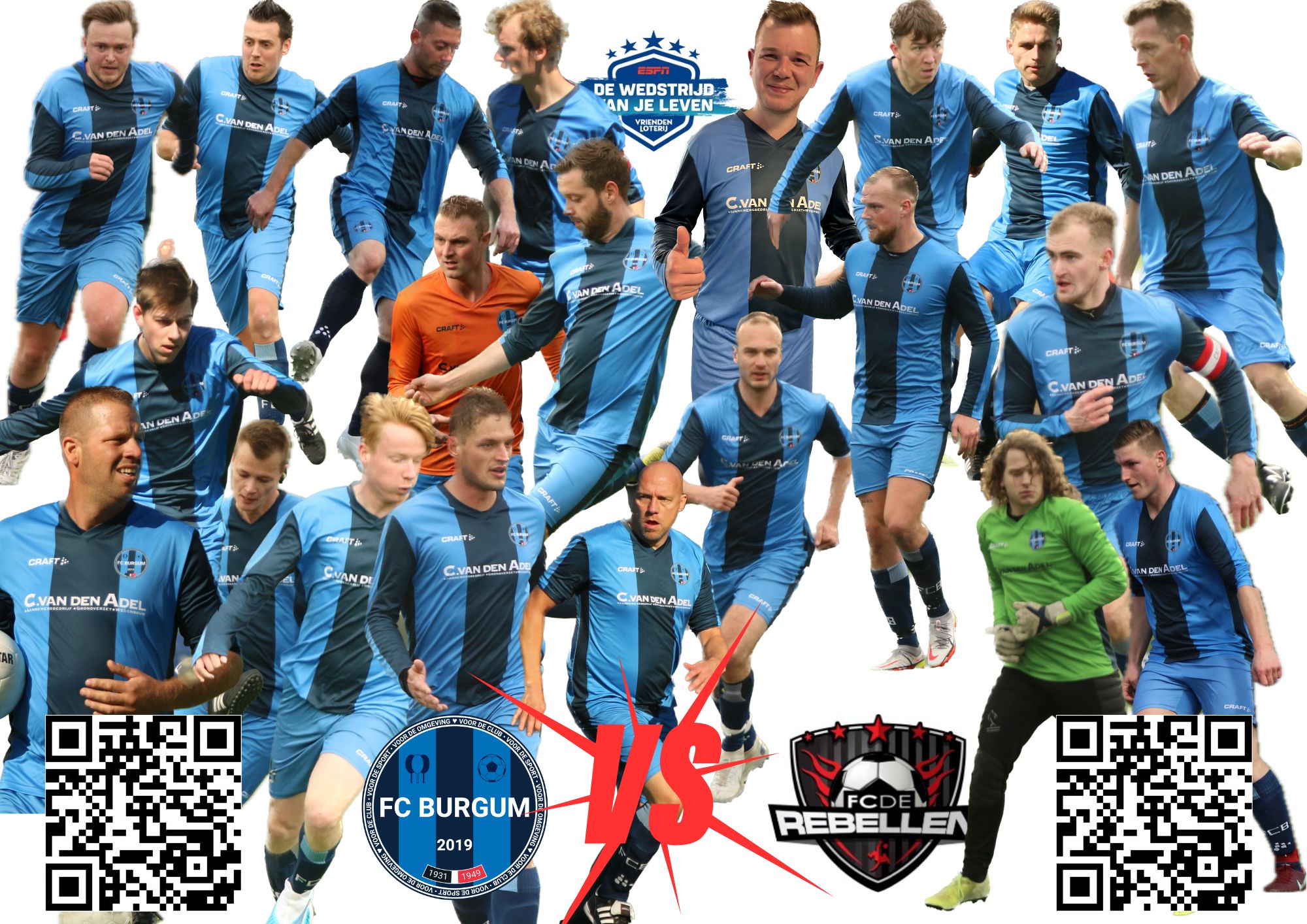 Stem op FC Burgum Zondag 1 voor de wedstrijd van je leven!