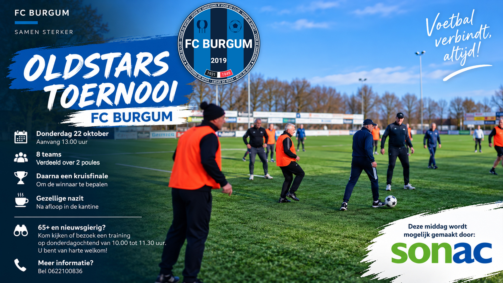 4e Sonac Oldstars Toernooi bij FC Burgum