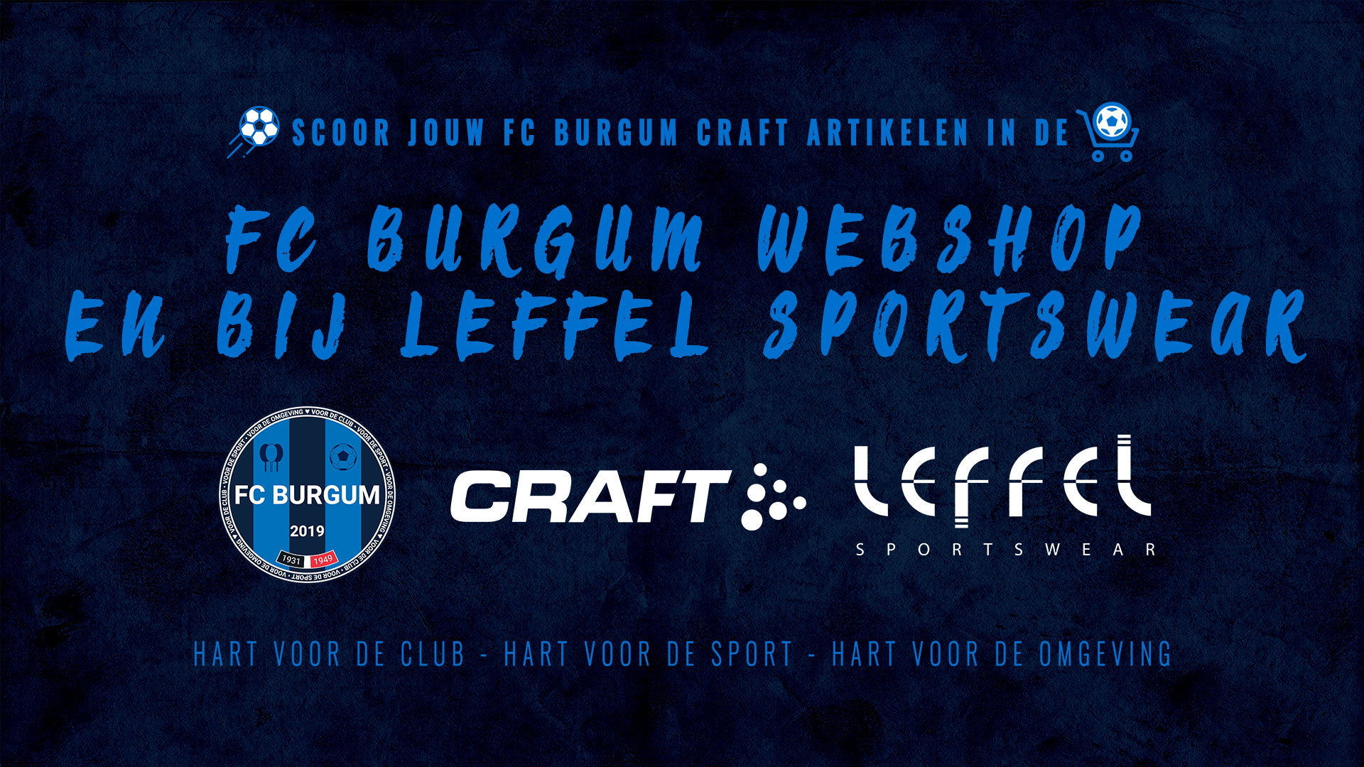 Nieuwe kleding FC Burgum vanaf 8 augustus te koop bij Leffel Sportswear!