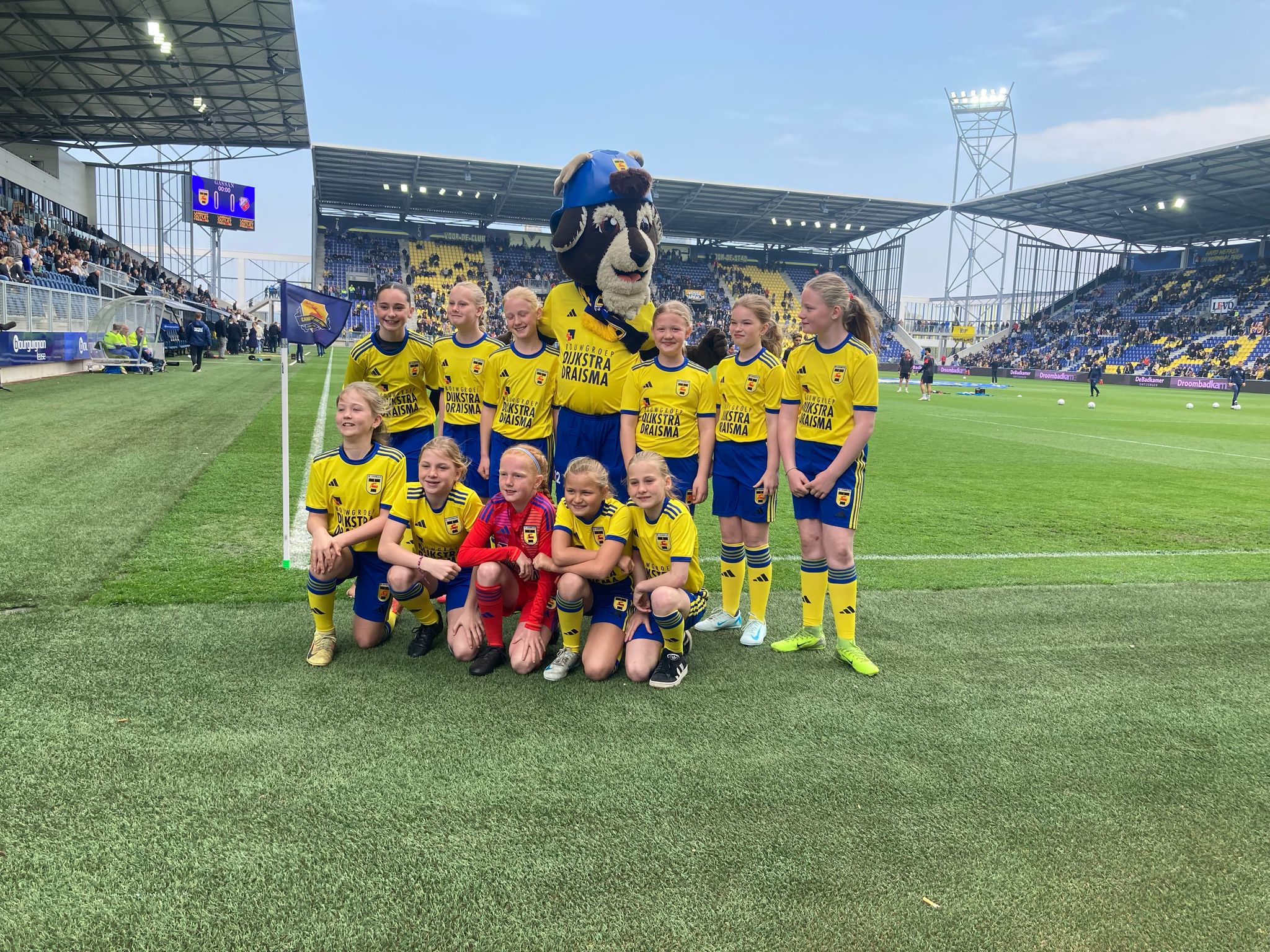 Samen met SC Cambuur het veld op