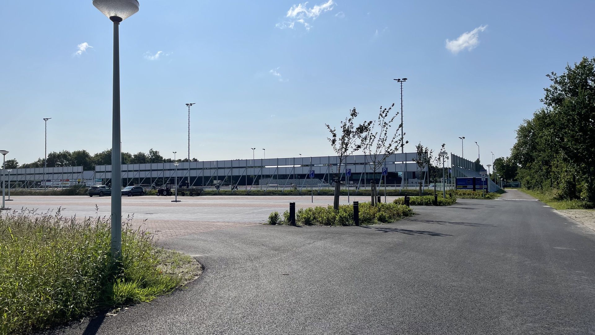 Parkeerplaatsen FC Burgum