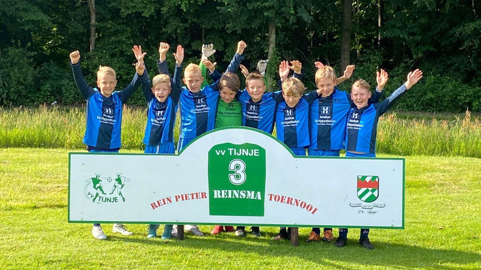 FC Burgum JO10-1 wint Hein Pieter Reinsma toernooi in Tijnje