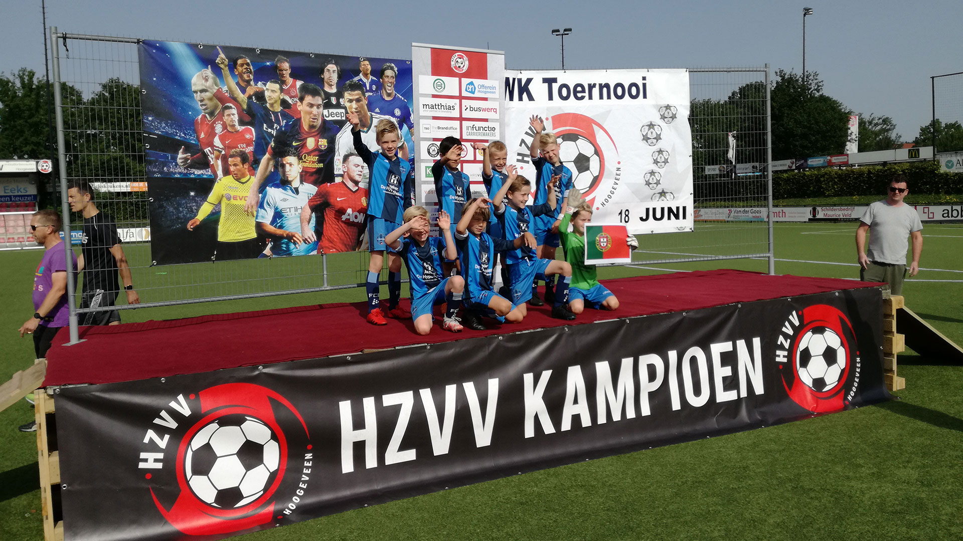 FC Burgum JO8-1 wint toernooi HZVV