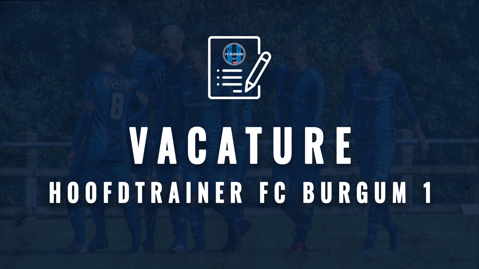 Vacature hoofdtrainer FC Burgum