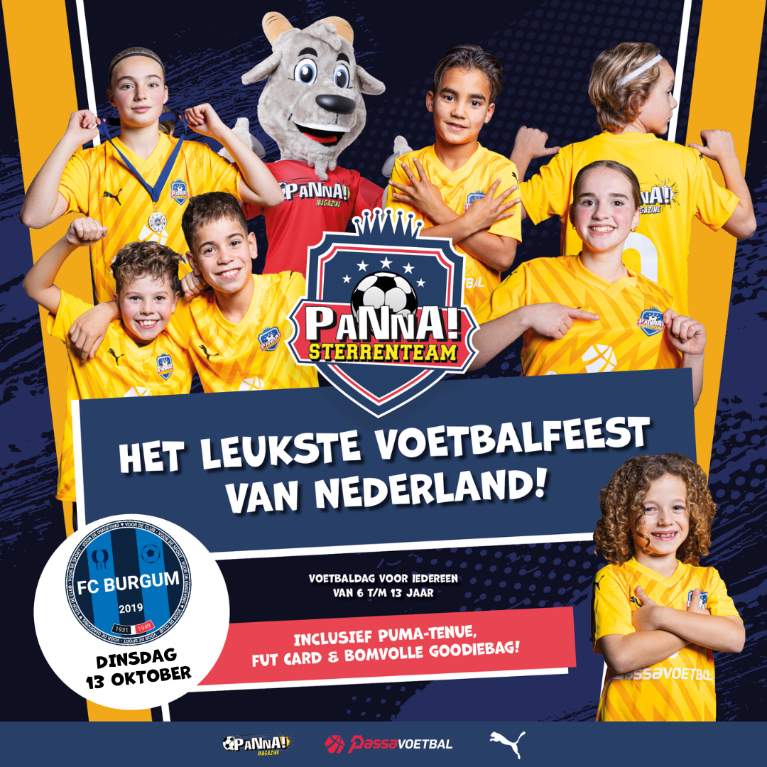 PANNA! Sterrenteam voetbaldag bij FC Burgum!